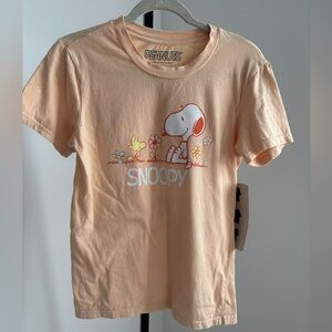 Peanuts Snoopy Kids T-Shirt in Soft Peach